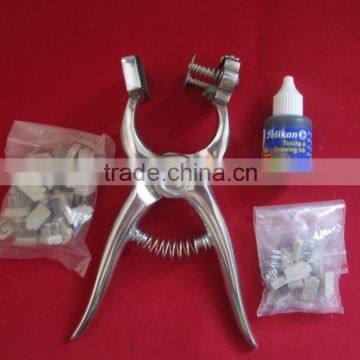 Tattoo Tattooing Pliers Veterinary Instruments Tatoo Applicator alphabets & Ink/ veterinary instruments and equipment