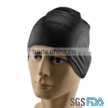 Professional Manufacturer High Quality Silastic Elastic Swimming Cap Humanized Design Innovative Swim Caps photo-5