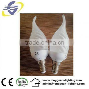 LED candle F5 lamp E14 9LED plastic holiday candle