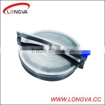 circular manhole cover without pressure for food industry