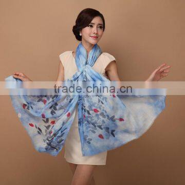 Hot sale solid color fashion 100% cashmere scarf Women Scarf wholesale