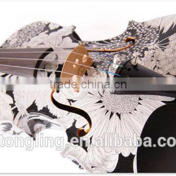 Music Instrument Wood Violin With Case TL-1310 photo-2