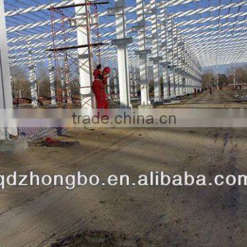 ISO9001-2000 high quality prefabricated steel structure frame warehouse