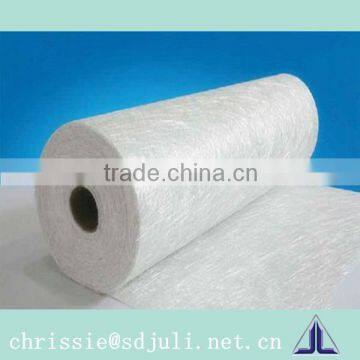 E-glass glass fiber emulsion surfacing veil and chopped strand mat