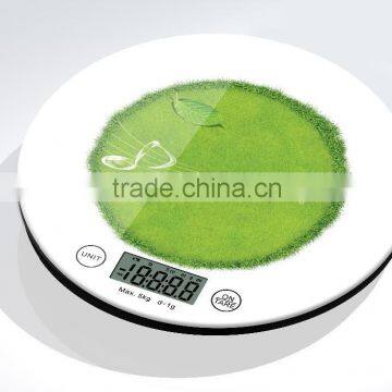 factory best sell round glass kitchen scale