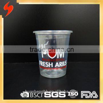 Shantou manufacturer Best sale 200ml Plastic PET Disposable Cup with Lid