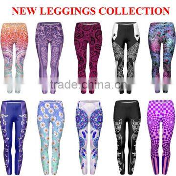 10pcs to buy hot sale New arrival leggings Whoelsale Gradient Tie-dyed aztec 3d printed sublimation leggings for women girl                        
                                                Quality Choice