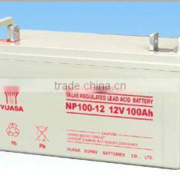 Maintenance free yuasa battery 12v200ah NP200-12