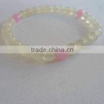 Hot seller fashion bracelet new jade round beads bracelet jewelry beads