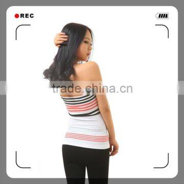 Girl's Seamless Wholesale Tank Top With Stripe photo-5