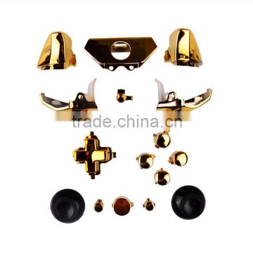 Replacement ABXY Bumper Trigger Button Set for XBOX One Controller Chome Gold