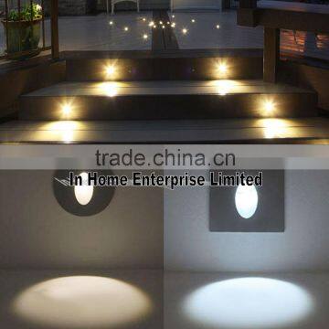 Parm White 3W Round Recessed Led Wall Lights IP65 Step Light photo-4