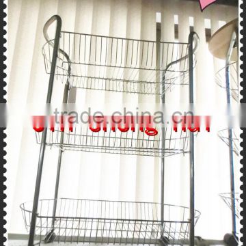 Best selling iron fruit basket 3 tier fruit basket stand