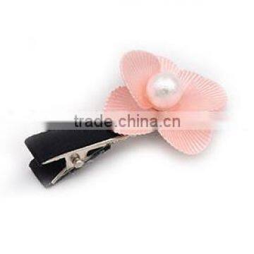 Ladies Fancy Flower Pearls Hair Grip Hair Clip Bulk Hair Accessory for Sale photo-3