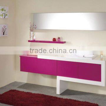 Best Quality and Black Oak Solid Wood Bathroom Cabinet