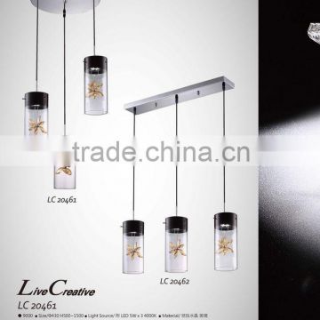 Led pendant lighting of designer restaurant modern glass light