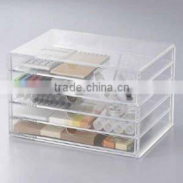 Acrylic Cosmetic Storage Box with drawers,makeup organizer