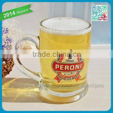 Peroni "Light Beer Brewed InItaly" Light Wheat Beer Glss Tumbler Best Beer Drinking Glass Quality Ever