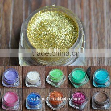 Wholesale PET colorful glitter eyeshadow powder pigments for makeup