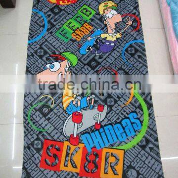 custom print beach towel cotton cartoon funny