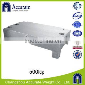 F2 or M1 class OIML test weights chrome steel (stainless steel )weight 500kg