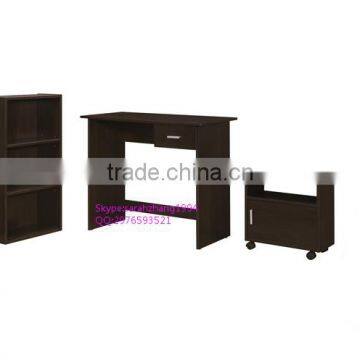 Modern office furniture set Contemporary 3-Piece Youth Desk Set with Bookcase & Mobile Storage Cabinet Simple style set