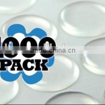 circle epoxy stickers clear(M-EP252)