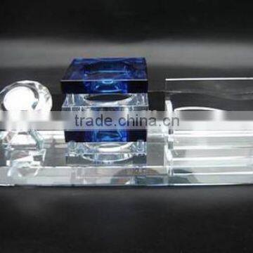 Delicacy Crystal Pen holder Card Holder Office Table Set Table Decoration