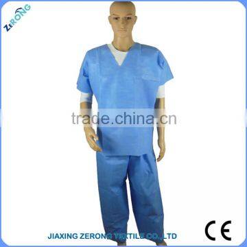 rotectioZR-IG007 CE certificate 1pc/bag packing hospital short sleeve disposable patient gown