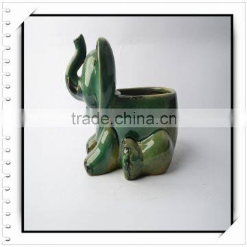 Ceramic Elephant Flower Pot