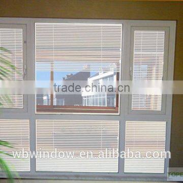 wholesale cheap insulating glass with blinds windows