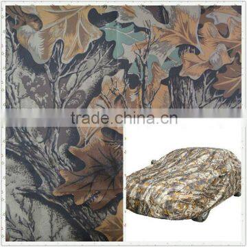 waterproof camouflage taffeta textile fabric for car body cover