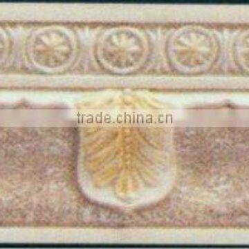 B738 resin border tiles, painting border designs , resin tile 300x80