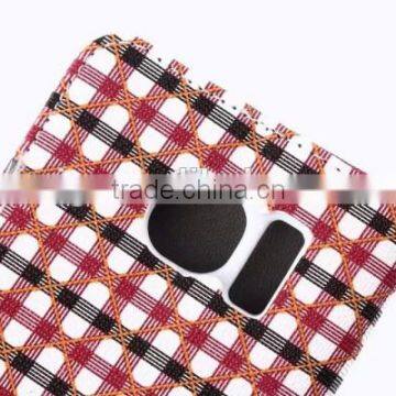 For Samsung Galaxy S6 Grid Pattern PU Leather Case Cell Phone Case, For Samsung S6 or For Samsung S6 Edge photo-6