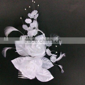 handmade hair comb flowers