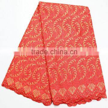 Best Quality Swiss Lace Big Heavy African Voile Lace for Family Party Dress photo-5