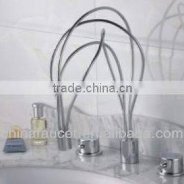3 Pcs set bathtub twist mixer,tub faucet Q30153