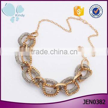 New china products for sale chunky chain charm jewelry gold necklace