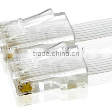 TRANSP ARET FLAT RJ11 CABLE