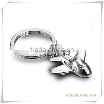 Silver plane metal kaychain for promotion(PG03003)
