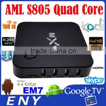 Smart Tv Box Pro Media Player 1080p Amlogic S805 Android Tv Box Mxv tv box