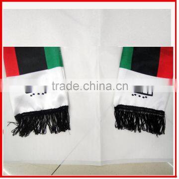130*14cm Double Layeres Portugal Satin Scarf photo-5