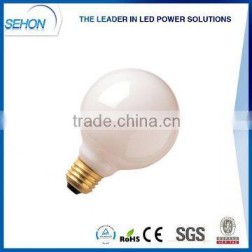 Alibaba Led Decorative Lighting G80/G95/G125 Milky Led Lamp 6w e27