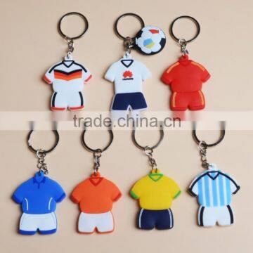 Wholesale Football Team Rubber Soft PVC Keychain photo-2