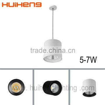 Restaurant commercial shop 3000k led 7w 8w pendant downlight