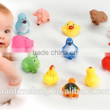 baby bath toys 13 animals toys squeeze sound