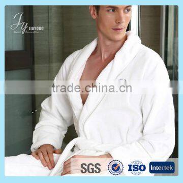 embroidered satin bathrobe for hotel and household