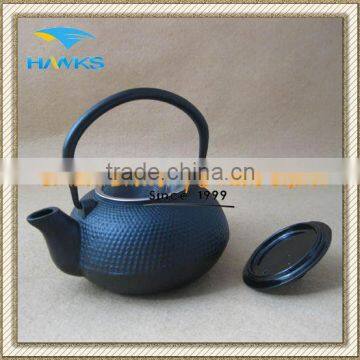 0.6 liter enamel cast iron teapot with infuser