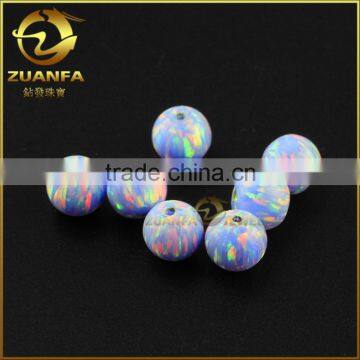 hot selling ball shape 10mm drilled with a hole opal gemstone