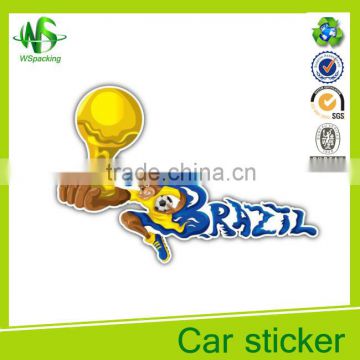 Cute colorful sample vinyl decoration graffiti car sticker